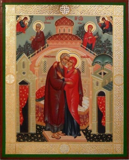 Ortodox ikon Anne és Joákim leírás, történelem, az ima és érdekességek