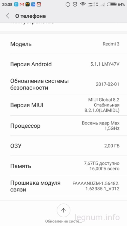 Firmware-ul Android 6 pe xiaomi redmi3, 3s, 3x, 3pro