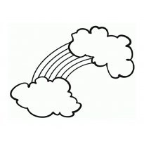 Colorarea cerului cu nori