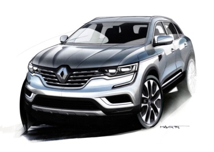 Renault koleos pentru Rusia a aprins până la premieră