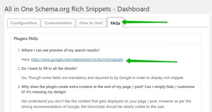 Fragmente de snippet super plugin plugin wordpress - partea de sus