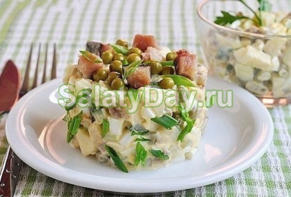 Salata de macrou - bogata in vitamine si minerale reteta cu fotografii si clipuri video