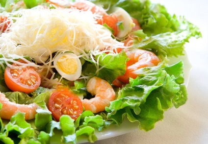 Cele mai delicioase salate cu creveți