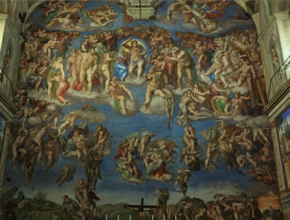 Capela Sixtină și lucrări de pictori (Michelangelo și alții)
