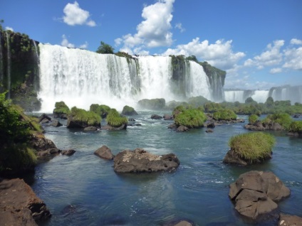 A teljesítmény Iguazu Falls