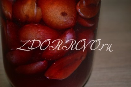 Plum likőr otthon lépésről lépésre recept fotók