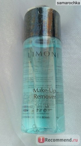 Засіб для зняття макіяжу limoni make-up remover - «чарівне», відгуки покупців