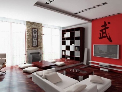 Stílus a belső Kína - Kínai stílusú a belső - tervezés lakás
