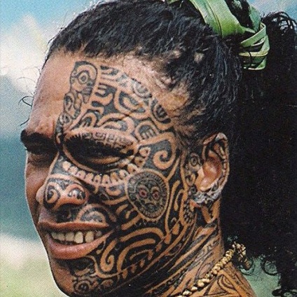Tatuaj în stil polinezian - schițe, fotografie