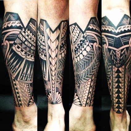 Tetoválás polinéz stílusú - rajzok, fotók