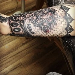Valoarea dantela tatuaj, 35 tatuaje foto, schițe