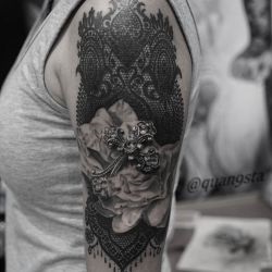 Valoarea dantela tatuaj, 35 tatuaje foto, schițe