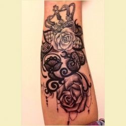 Valoarea dantela tatuaj, 35 tatuaje foto, schițe