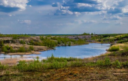 Regiunea Tula, satul Konduky, descrierea lacurilor albastre, fotografiile și coordonatele