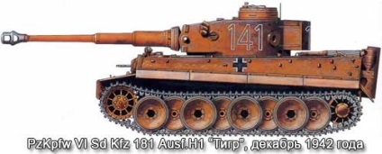 Rezervorul greu t-vi h tiger