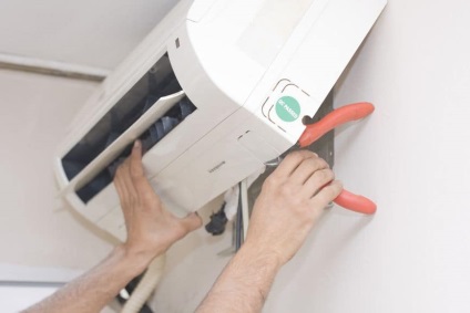 Instalarea și conectarea sistemelor de climatizare cu mâinile lor instrucțiuni pas cu pas cu fotografie