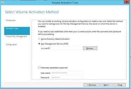 Instalarea serverului kms pe baza serverului Windows 2012 r2, ferestre pentru administratorii de sistem