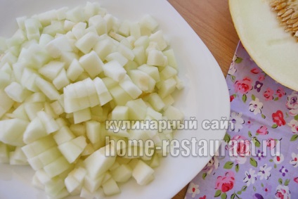 Jam din pepene galben pentru rețeta de iarnă cu fotografie