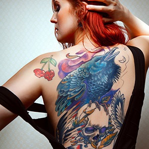 Válassza ki a forma, szín, és egy tetováló