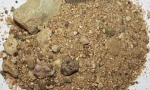 Típusú homok és jellemzőik