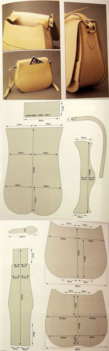 Modelul unei pungi dintr-o piele de către propriile mâini exemple de model, ls