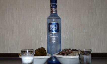 Delicios vodka cinci lacuri, eu sunt un favorit