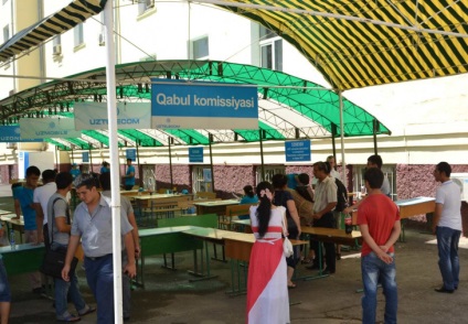 În universitățile din Uzbekistan, comisiile de admitere au început să lucreze ca reclamantul să știe despre admitere și