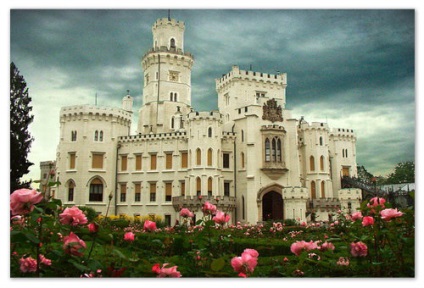 Castle Hluboka nad Vltavou Csehország