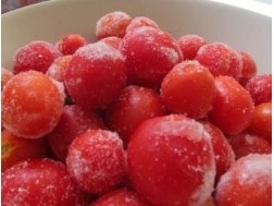 Замразяване домати за зимата у дома във фризер рецепти