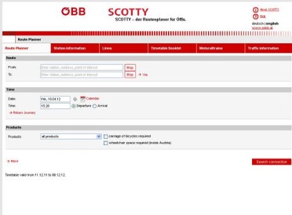 Căile ferate austriece rezervă și cumpără bilete, sfaturi, informații utile