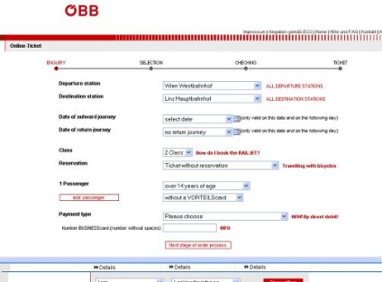 Căile ferate austriece rezervă și cumpără bilete, sfaturi, informații utile