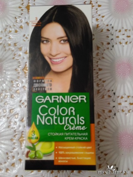 100% Colorarea părului gri cu garnier! Garnier color natural