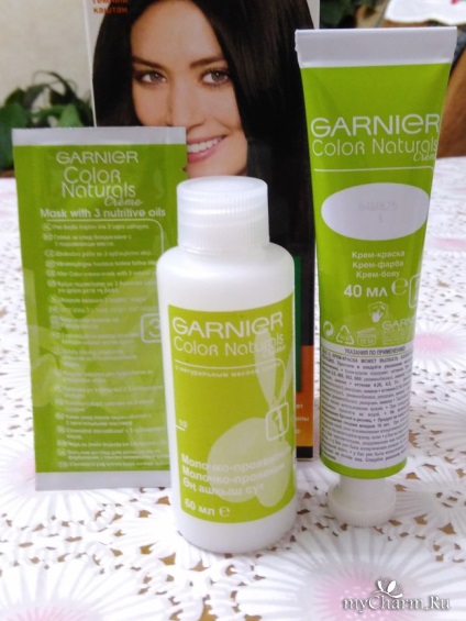 100% Colorarea părului gri cu garnier! Garnier color natural