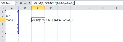 300 Példák egyedi értékek Excel-számítást