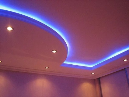 5 Idei pentru iluminarea plafonului stretch cu benzi LED