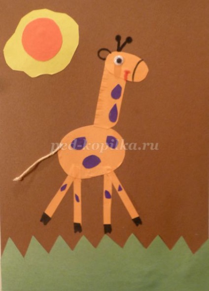 Cererea pentru copiii din grupul pregătitor pentru girafe