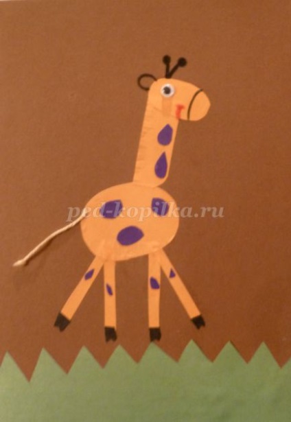 Cererea pentru copiii din grupul pregătitor pentru girafe