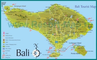 Béreljen kerékpárt és egy szálloda Ubud Bali