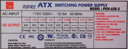 Sursa de alimentare a computerului, conectorii și tensiunile sale