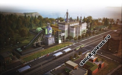 Újrahasznosító központban, hírek SimCity