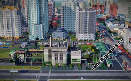 Újrahasznosító központban, hírek SimCity