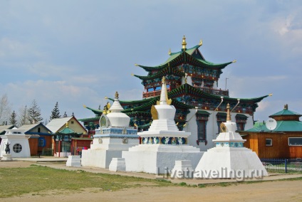 Datsans din Buryatia Ivolginsky datsan partea 1 - călătoresc viu