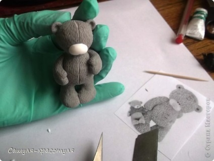 Facem un ursuleț de pluș din argilă polimerică