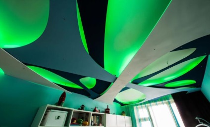 Design de cameră 2017 - idei pentru tavan și iluminat