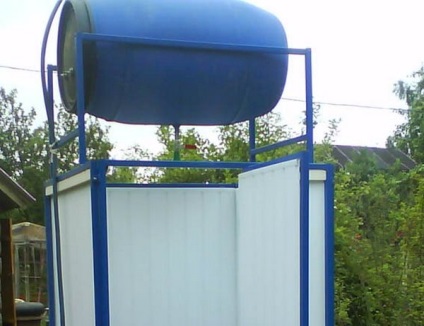 Cabină de duș cu apă de încălzire pentru apartament