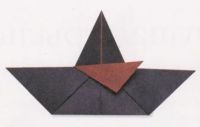 Mutarea de cocos origami origami