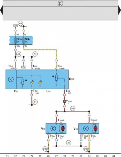 Electroscheme de autoturisme