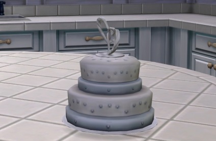 În cazul în care în Sims 4 tort și arc de nunta