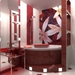 Fürdőszoba belső - mega fotó áttekintésre, gyönyörű fürdőszoba