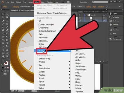 Cum se deformează un obiect în Adobe Illustrator